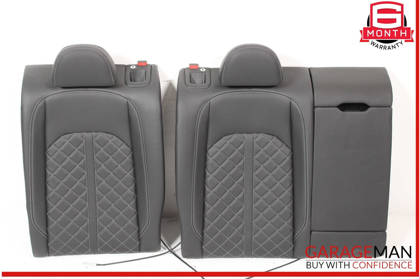18-24 Audi S5 Rear Top Upper Seat Cushion Cover Assembly Black OEM