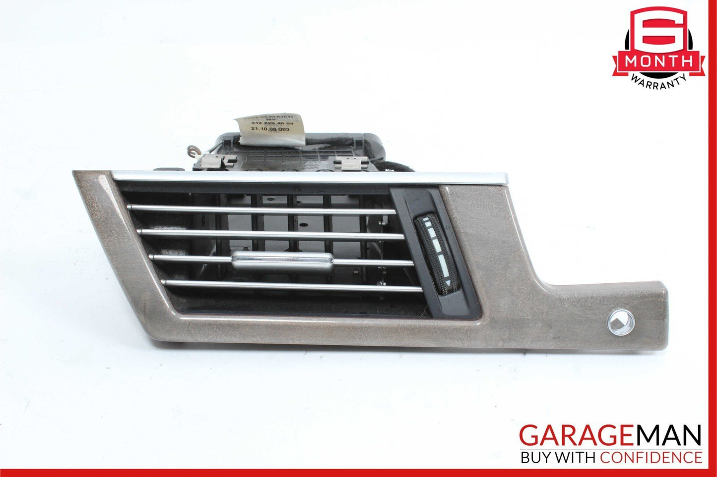 10-13 Mercedes W212 E250 E350 Front Left Side Dash A/C Air Vent Trim Assembly