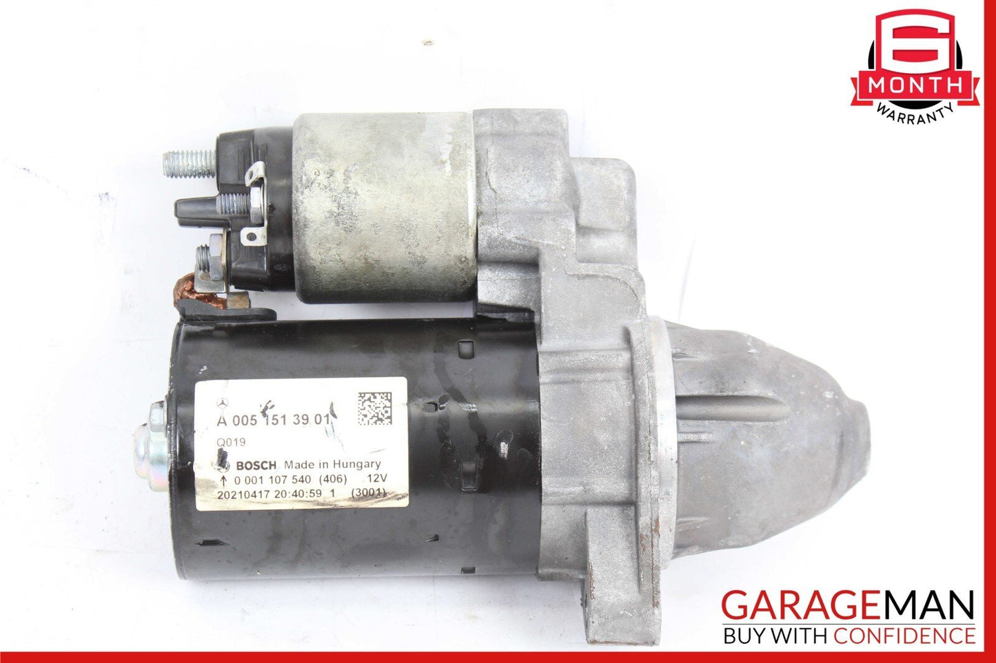 12-15 Mercedes W204 C250 1.8L Engine Bosch Engine Starter Motor OEM
