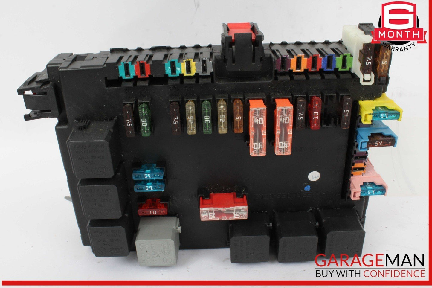 07-09 Mercedes W221 S550 CL550 Rear Trunk Relay Junction Fuse Box 2215406450 OEM