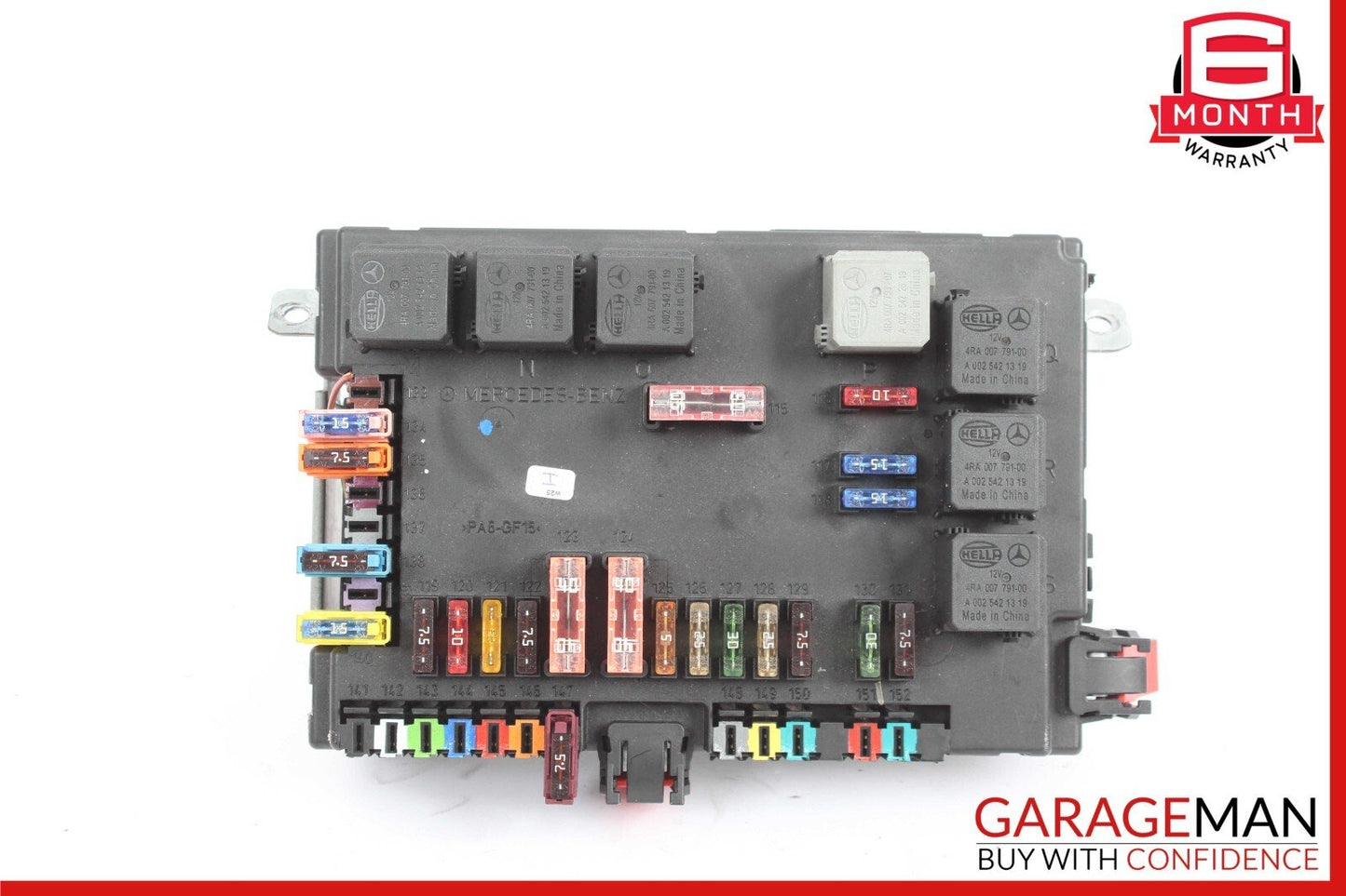 10-13 Mercedes W221 S400 S550 Rear Sam Fuse Box Relay Module Control OEM