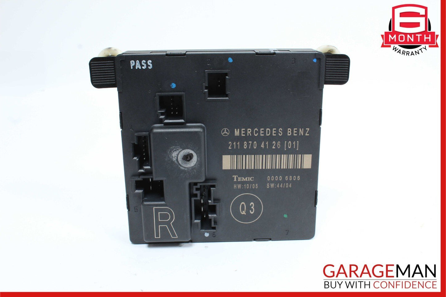 03-09 Mercedes W211 E350 E500 E550 E63 AMG Door Control Module Rear Right Side