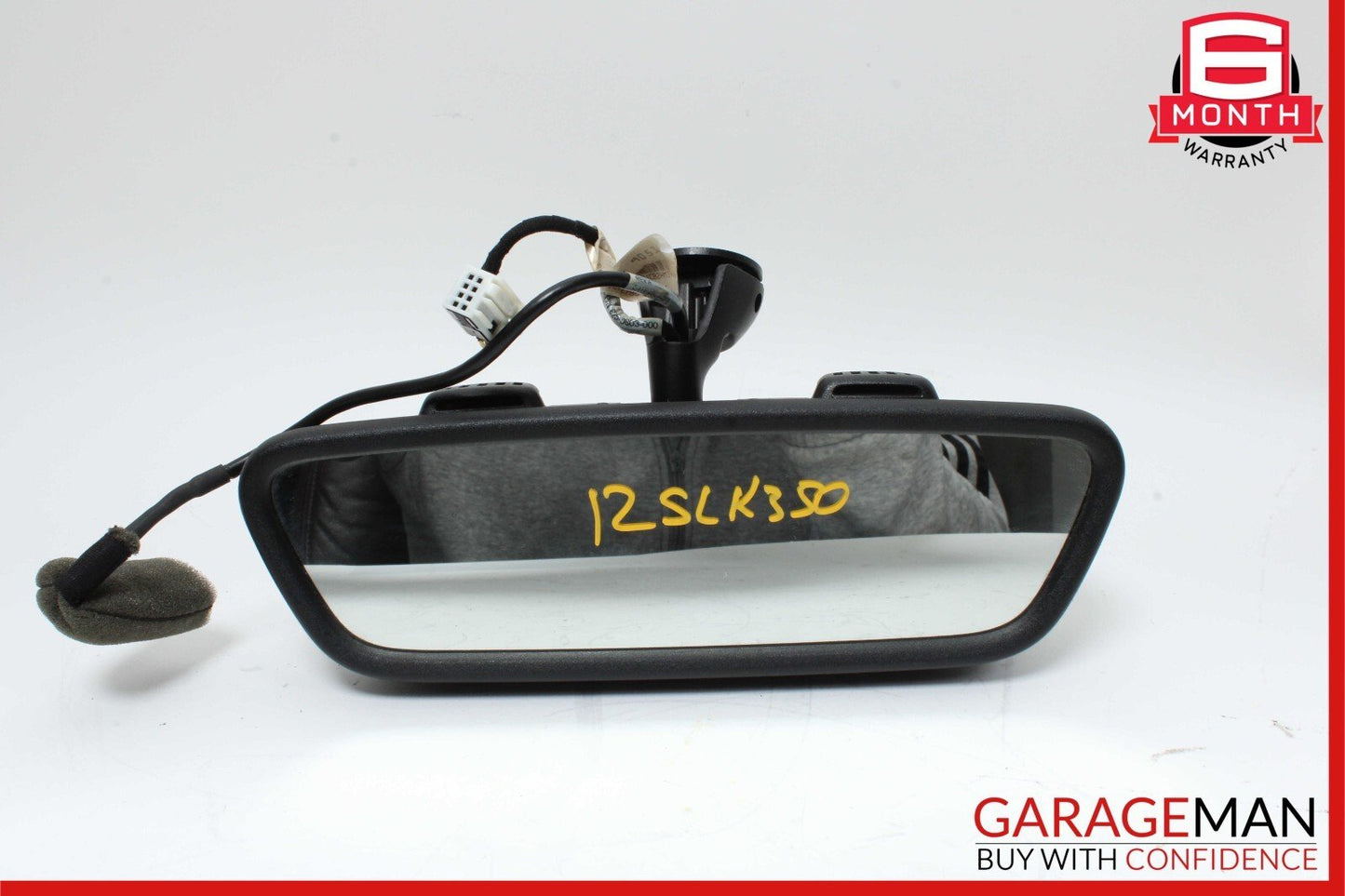 12-20 Mercedes R172 SLK250 SLK350 SLC300 Interior Rear View Mirror Black OEM