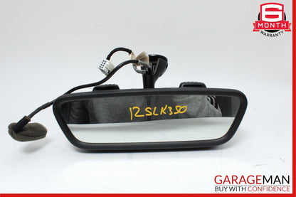 12-20 Mercedes R172 SLK250 SLK350 SLC300 Interior Rear View Mirror Black OEM