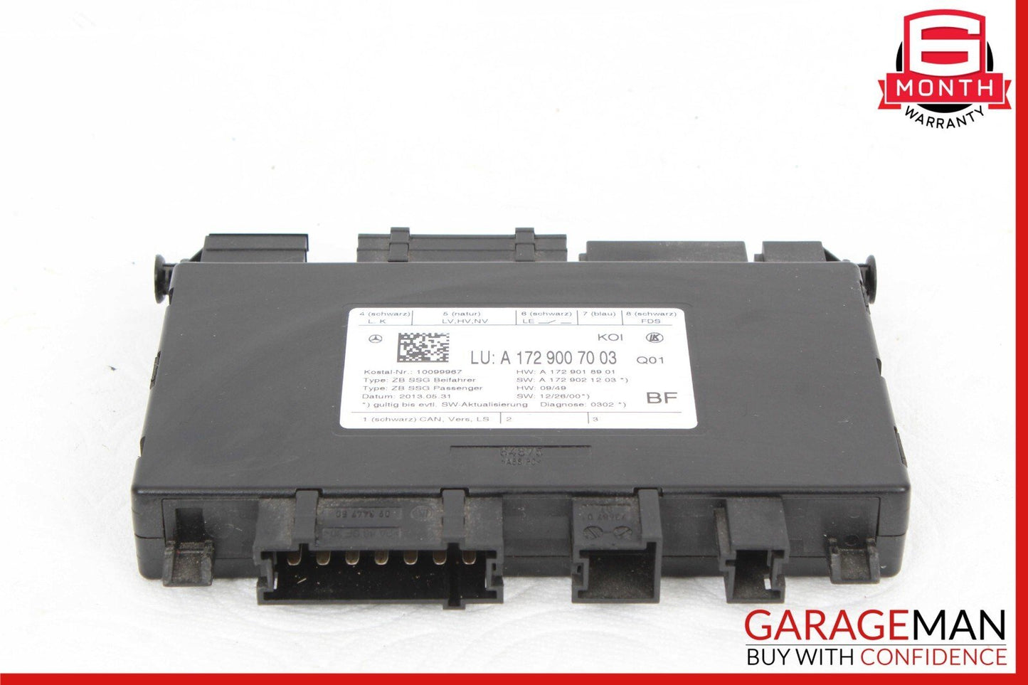 08-20 Mercedes W212 E400 SLK250 C350 E350 Seat Control Module Front Right Side