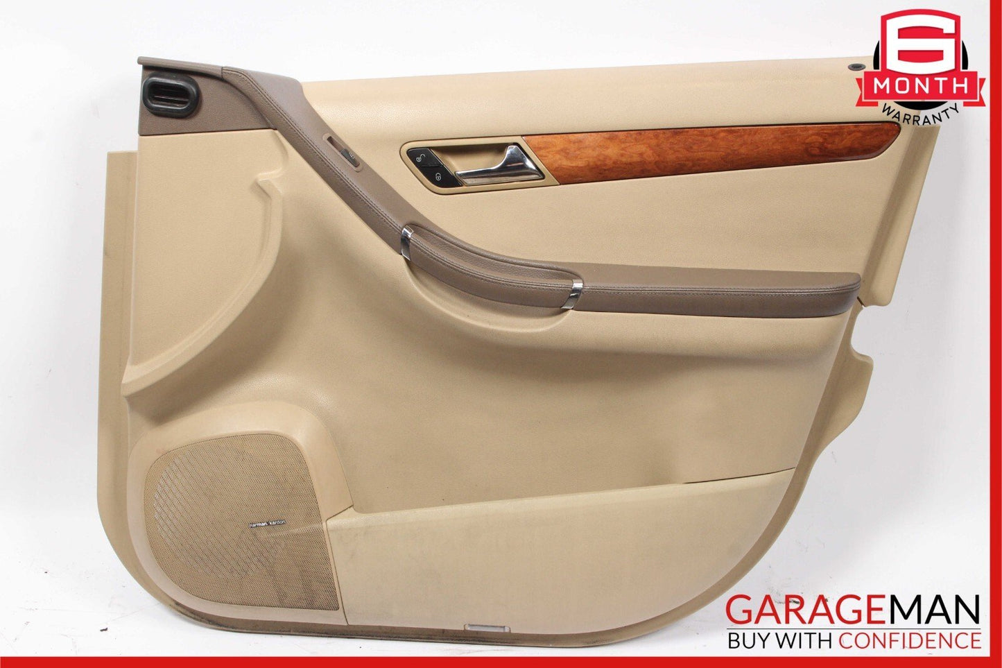06-10 Mercedes W251 R350 R500 R550 Front Right Side Interior Door Panel Brown
