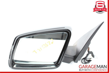 12-14 Mercedes W204 C250 Front Left Side Mirror Door Rear View Glass Black OEM