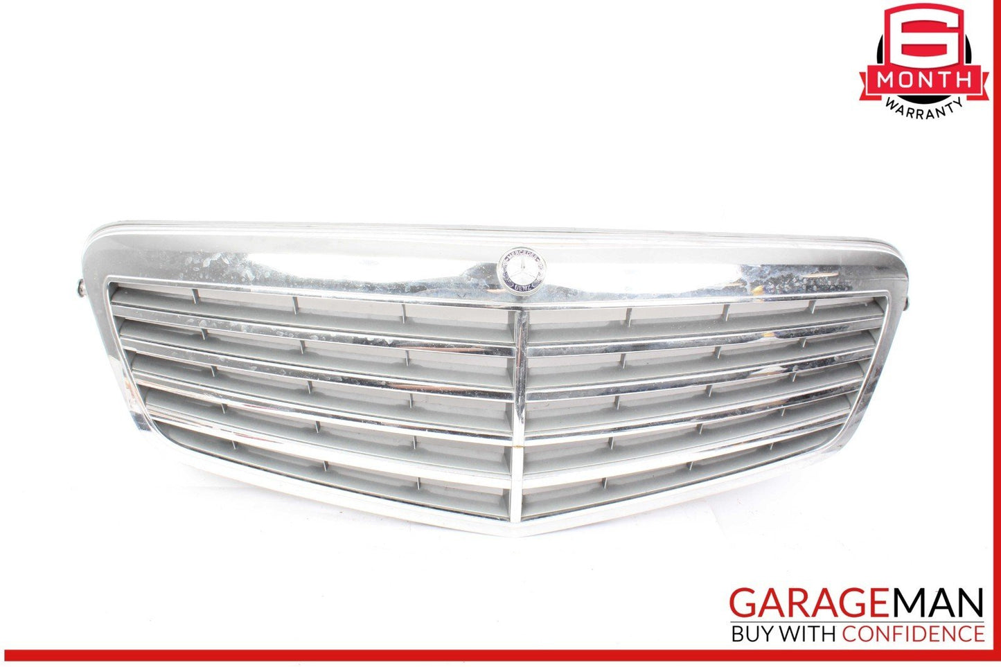 08-13 Mercedes W204 C300 E350 E550 Front Radiator Grille Grill Cover Chrome OEM