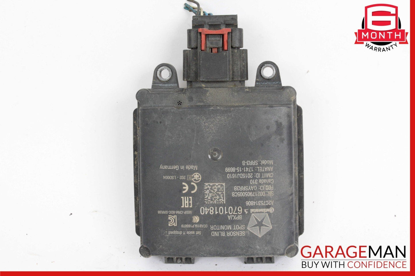 17-20 Maserati Levante M161 Rear Left or Right Blind Spot Radar Sensor Module
