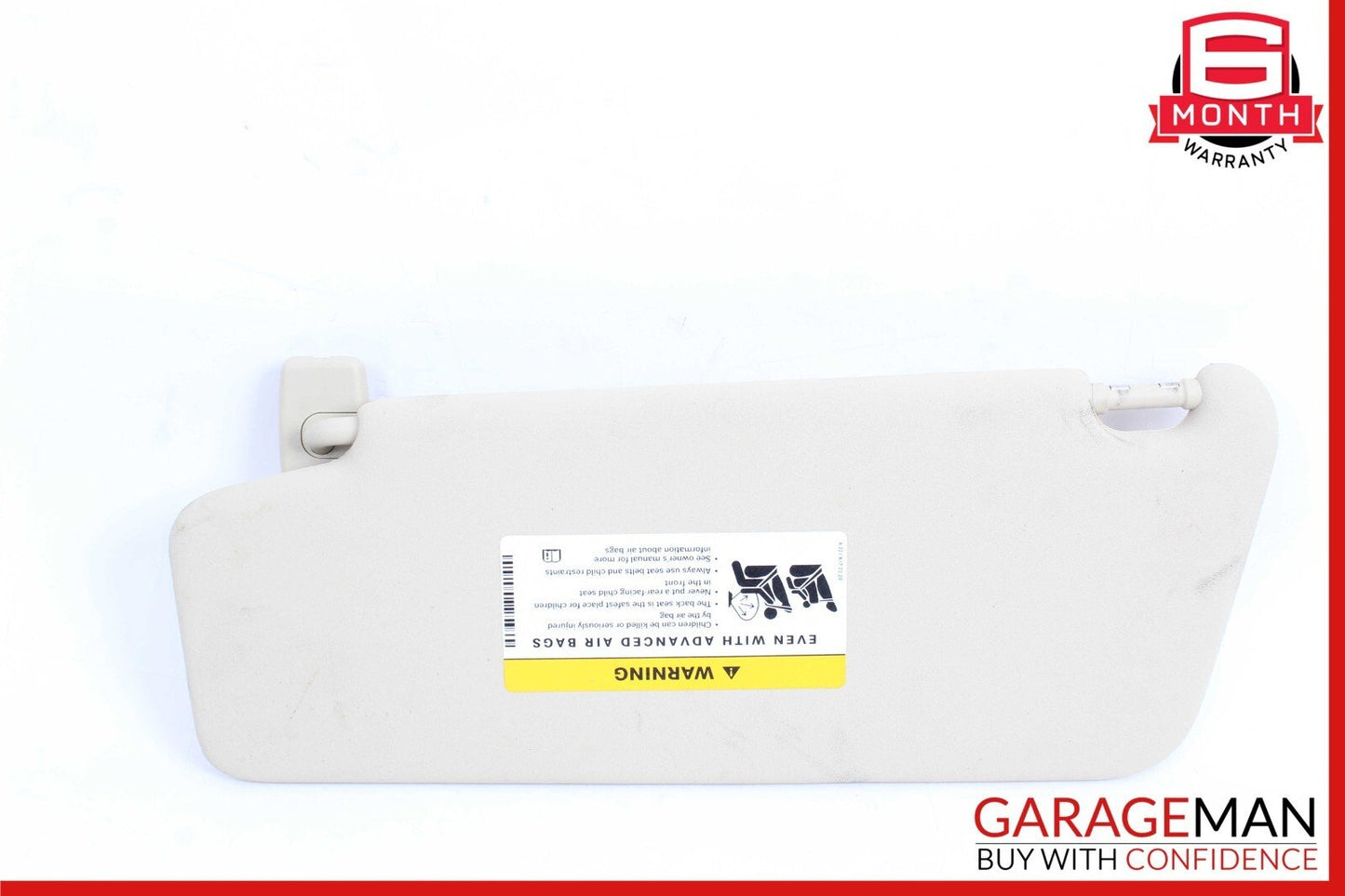 08-14 Mercedes W204 C250 C280 C350 Front Right Side Sunvisor Sun Visor Grey OEM