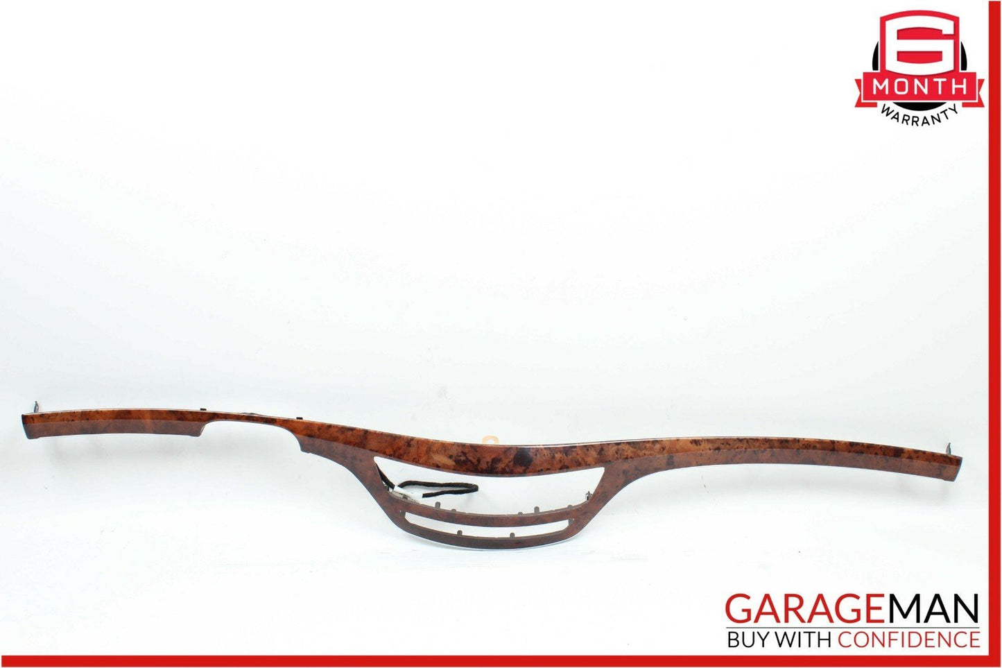 07-09 Mercedes W221 S550 Front Dashboard Trim Panel Cover Bezel Wood OEM