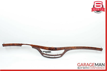 07-09 Mercedes W221 S550 Front Dashboard Trim Panel Cover Bezel Wood OEM