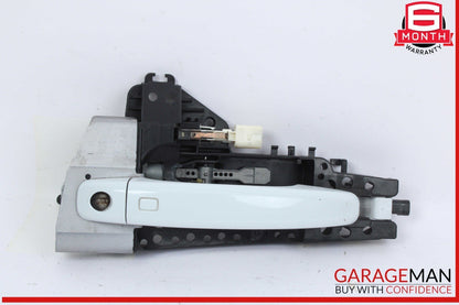 09-16 Audi A5 A4 Front Left Driver Side Exterior Door Handle White 8T1837885B