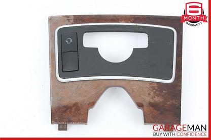 10-13 Mercedes W212 E350 E400 E550 Center Console Switch Trim Cover Bezel Wood