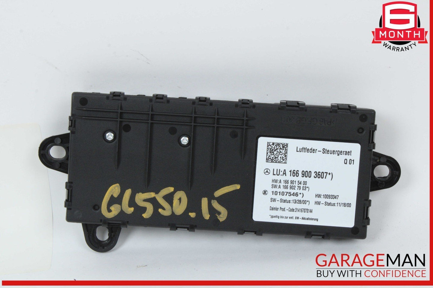 12-19 Mercedes X166 GL550 GL450 Airmatic Air Suspension Control Module Unit OEM