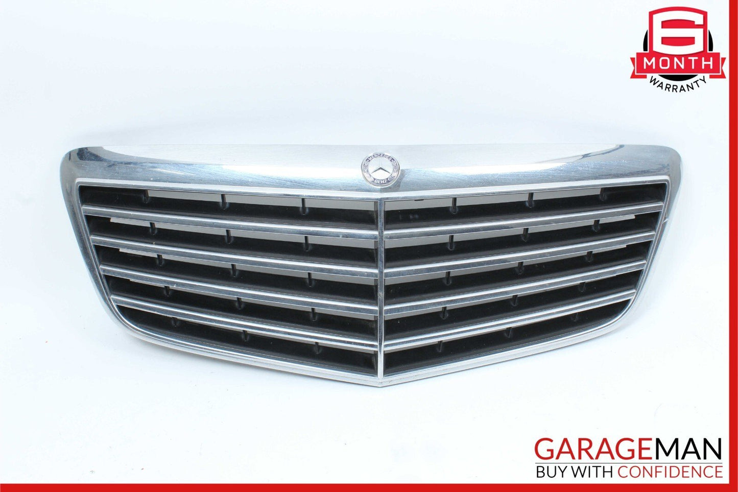 07-09 Mercedes W211 E350 E550 Front Center Bumper Grill Grille Trim Cover Panel