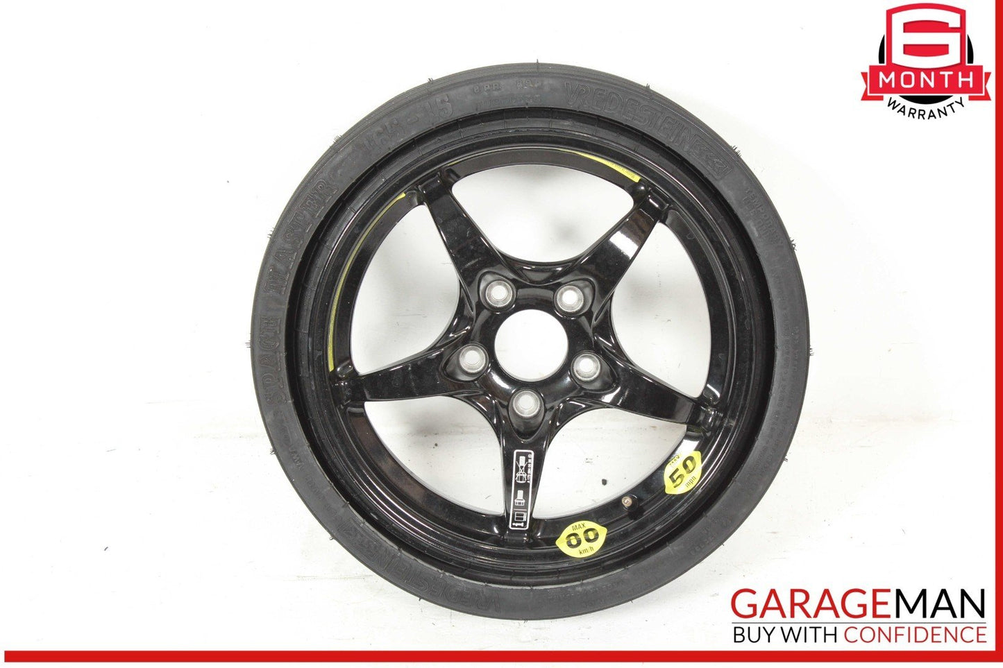 97-04 Mercedes R170 SLK320 SLK230 Donut Spare Tire Wheel Rim 165 4.5x15" OEM