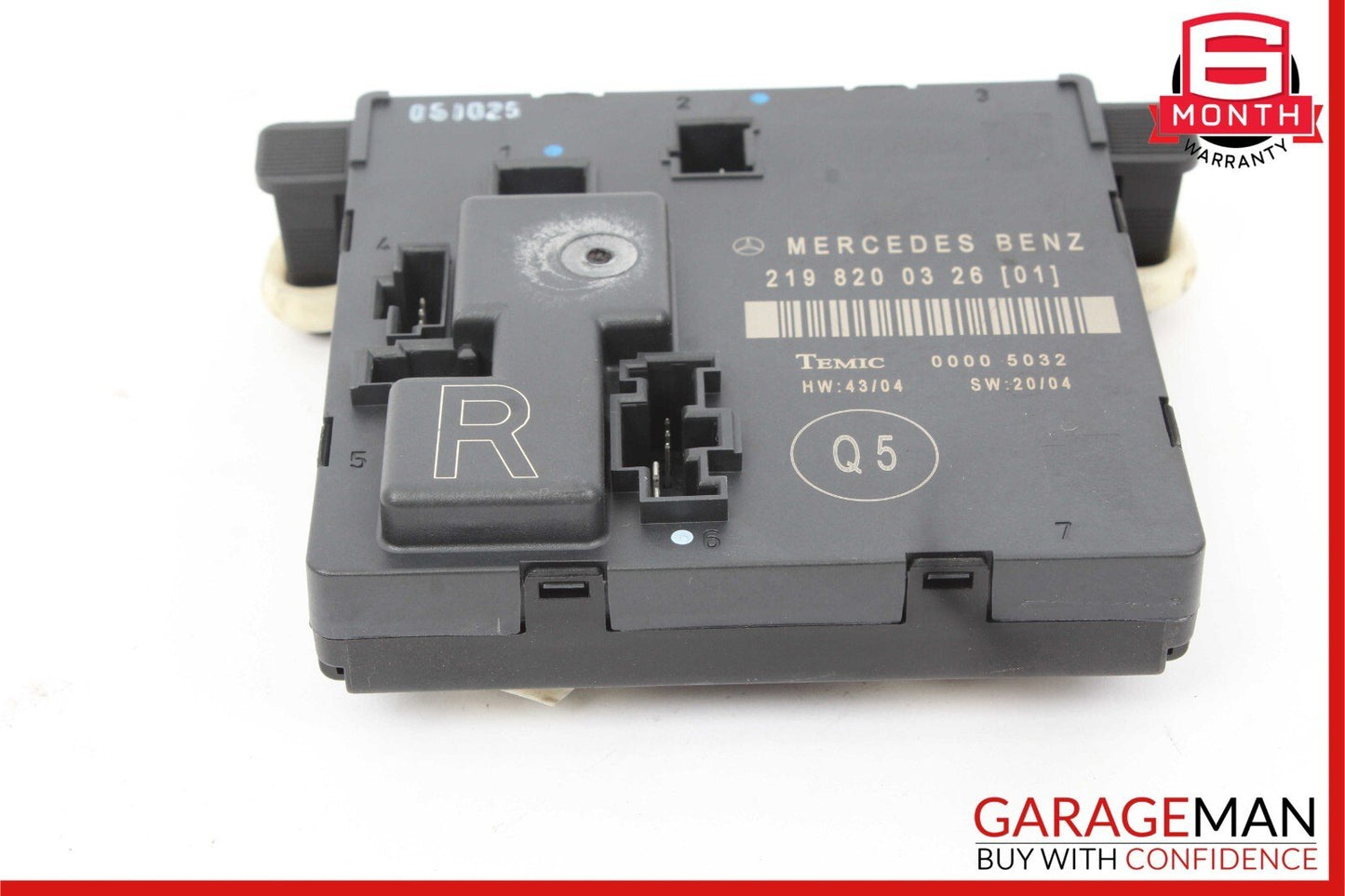 06-11 Mercedes W219 CLS350 CLS500 CLS550 Rear Right Side Door Control Module