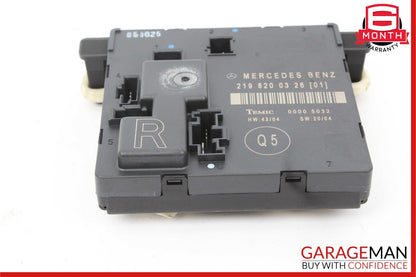 06-11 Mercedes W219 CLS350 CLS500 CLS550 Rear Right Side Door Control Module