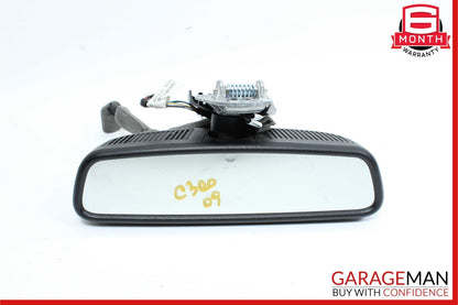 08-12 Mercedes W204 C300 E350 Interior Rear View Mirror Assembly Black OEM