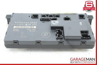 03-09 Mercedes W211 E350 E320 E500 Front Left Side Door Control Module Unit