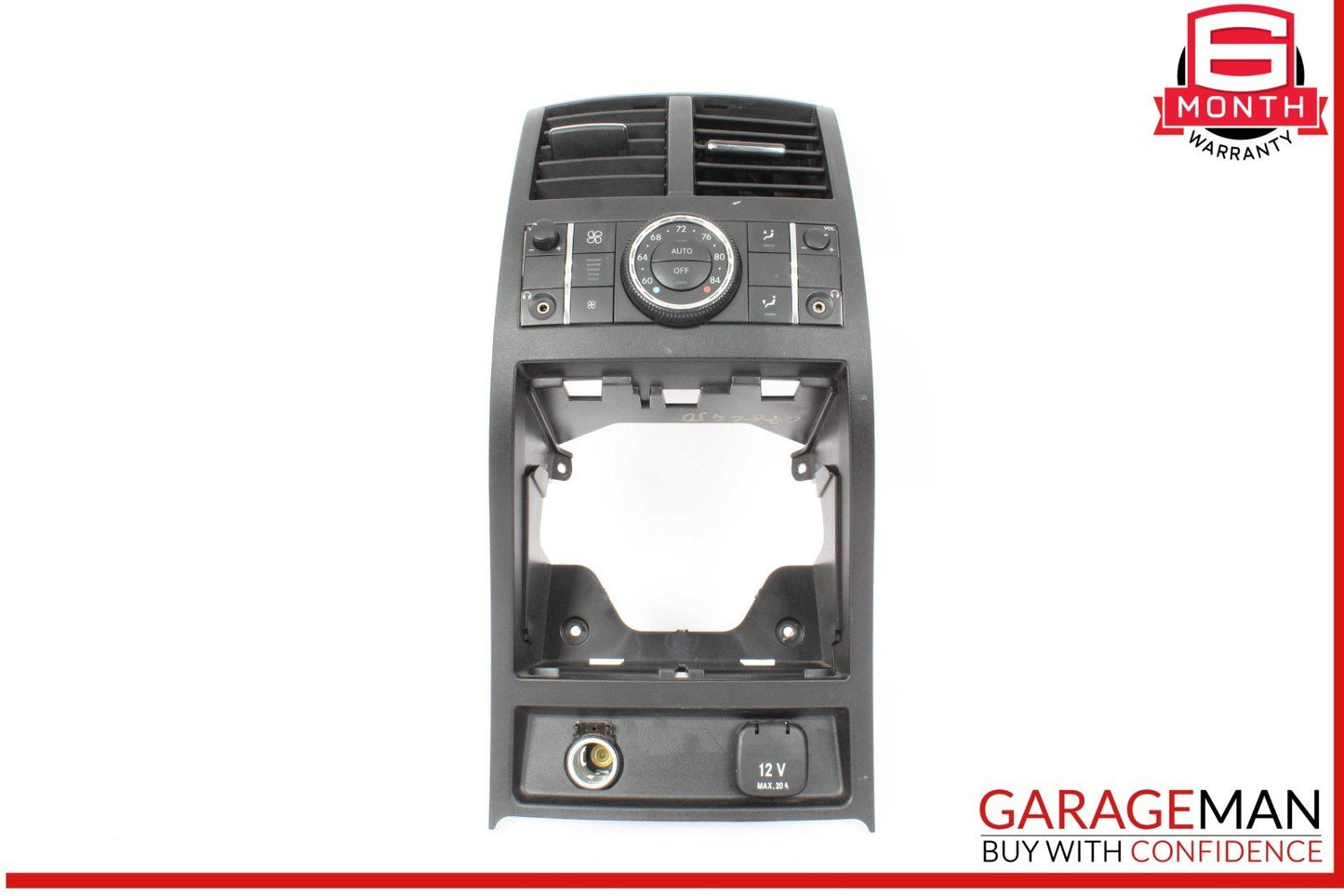 06-12 Mercedes X164 GL450 4MATIC Rear AC Heater Climate Control Vent Switch Trim