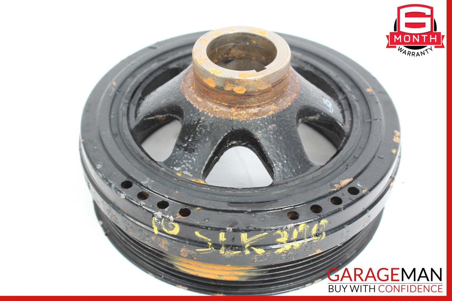07-11 Mercedes R171 SLK300 Engine Motor Crankshaft Crank Shaft Pulley OEM