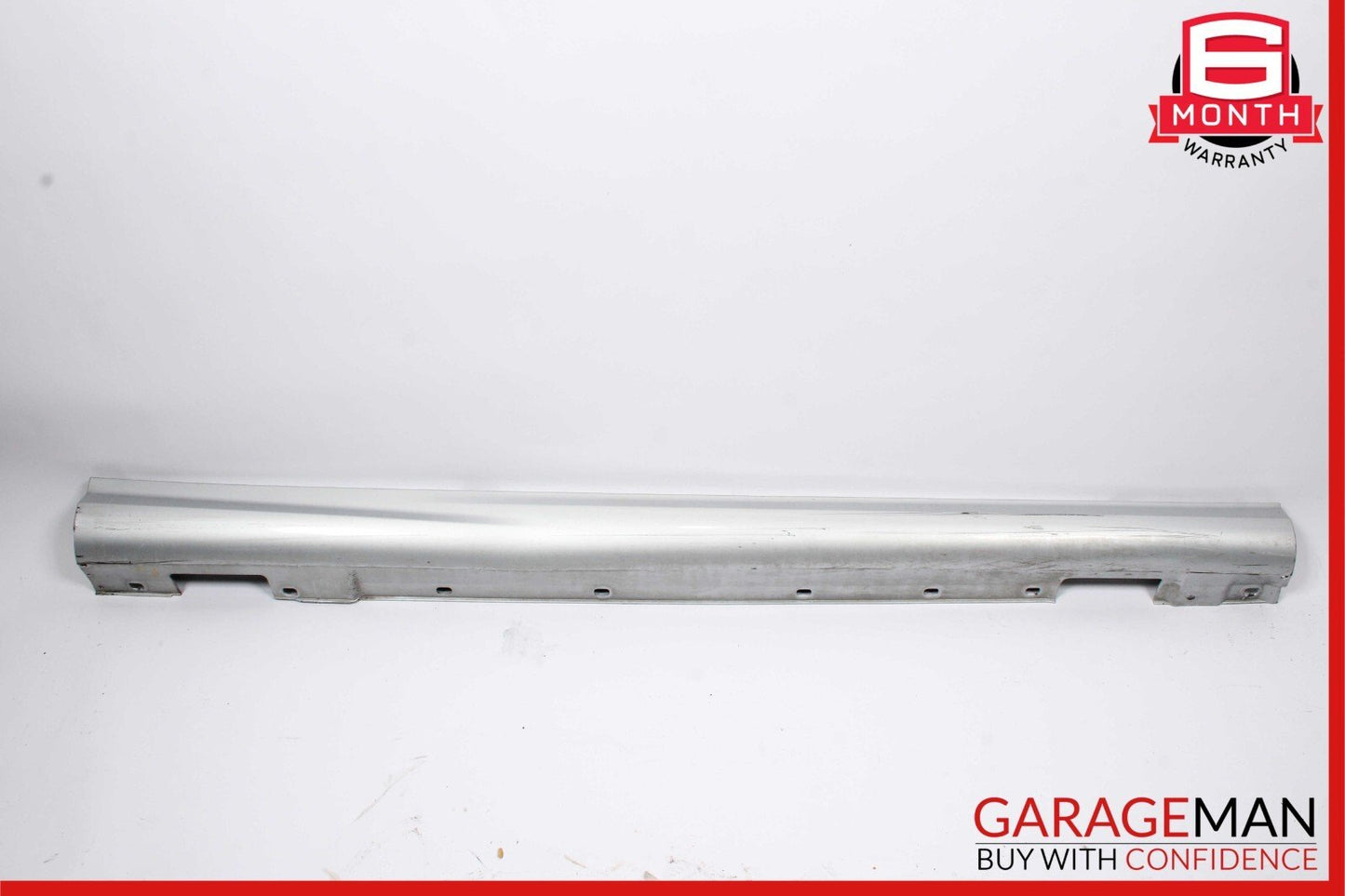 08-14 Mercedes W204 C250 AMG Sport Sedan Right Side Rocker Skirt Iridium Silver