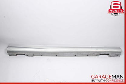 08-14 Mercedes W204 C250 AMG Sport Sedan Right Side Rocker Skirt Iridium Silver