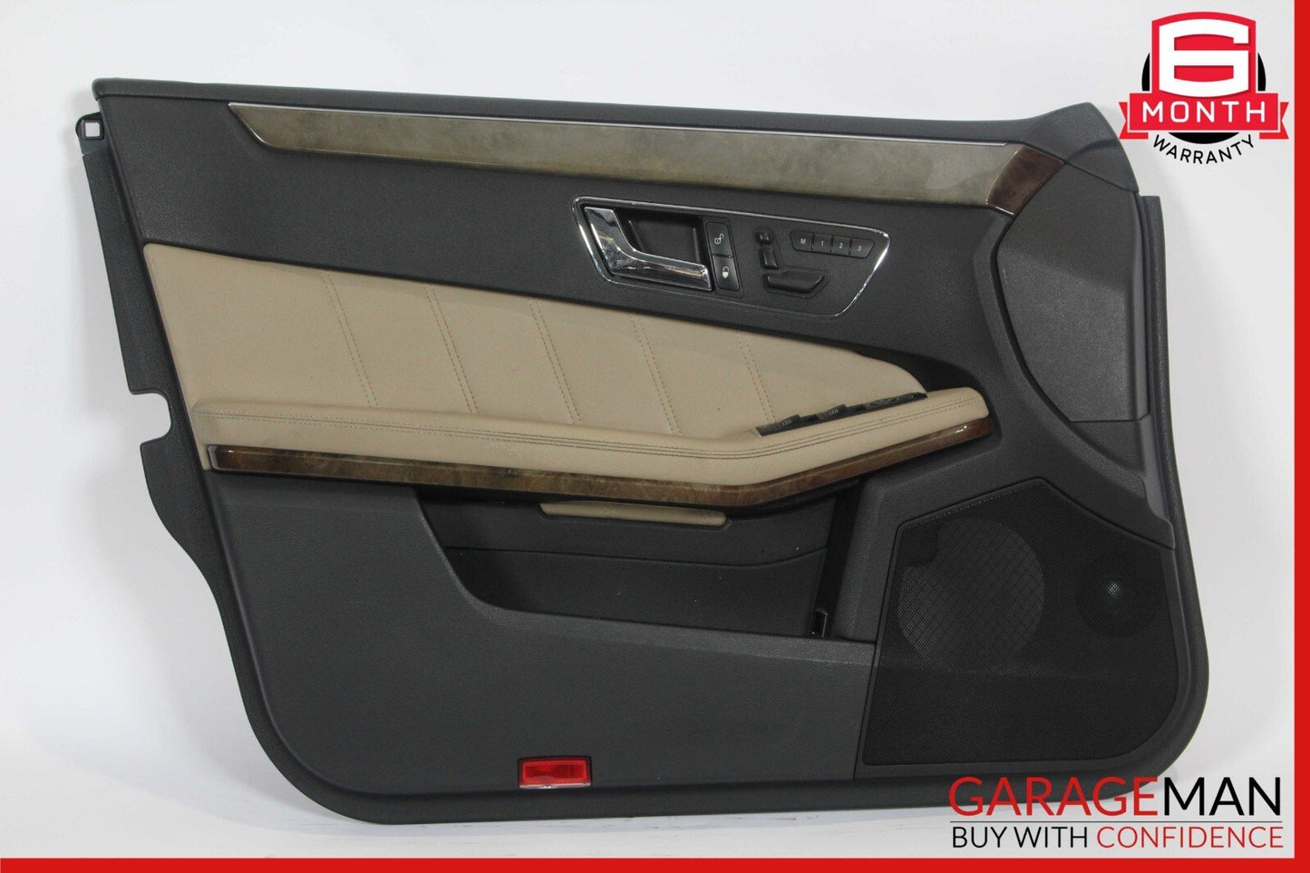 10-13 Mercedes W212 E350 E550 Front Left Side Interior Door Panel Assy Beige