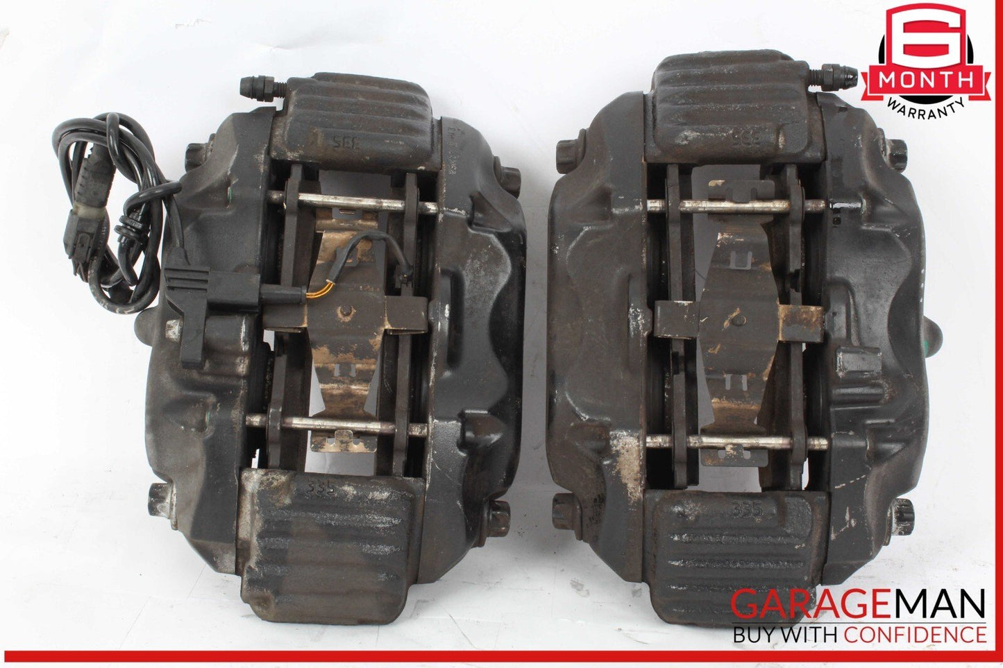 07-14 Mercedes W221 S400 Hybrid Front Right & Left Side Brake Calipers Set OEM