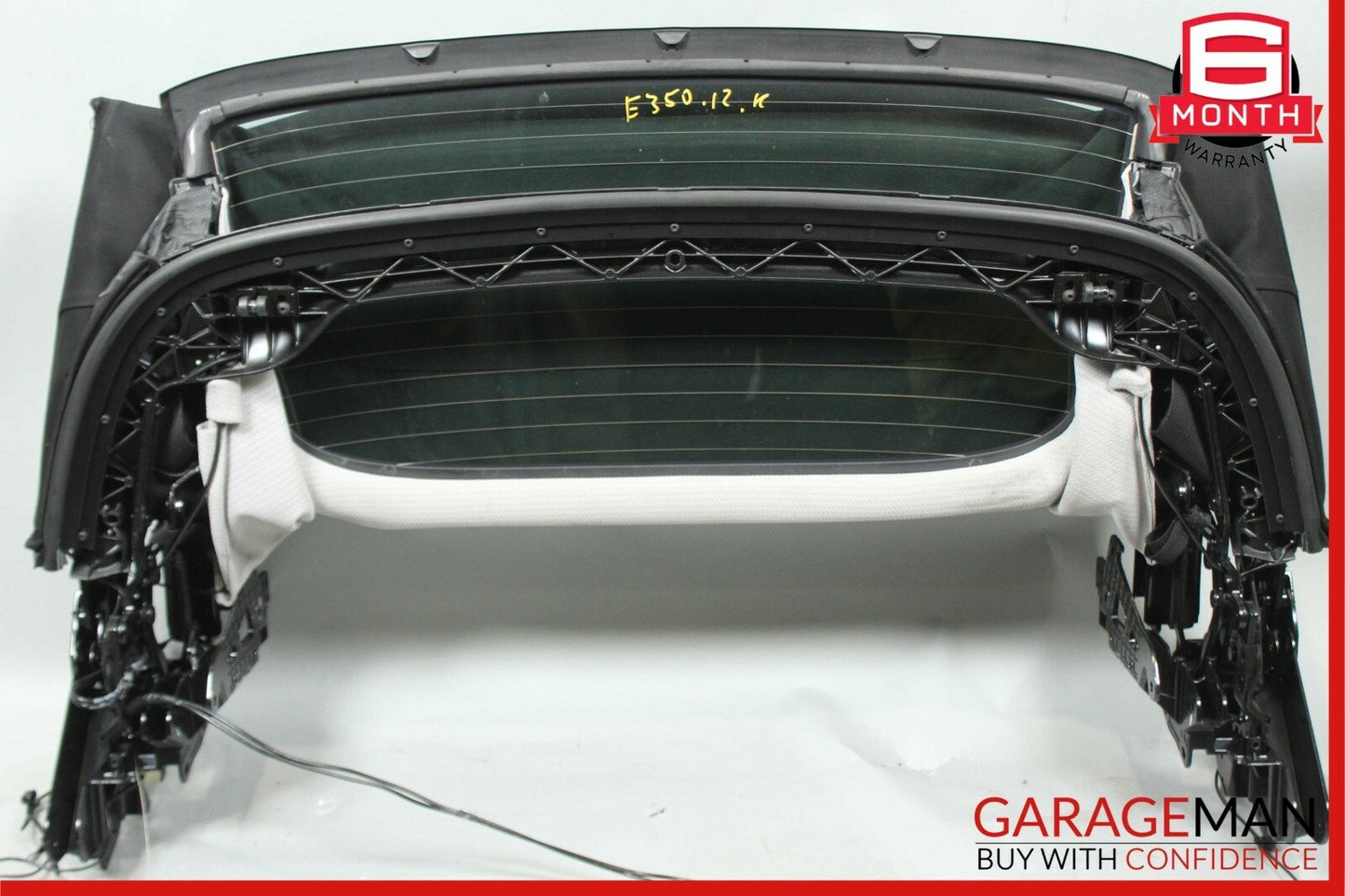 11-13 Mercedes W207 E350 E550 Convertible Softtop Soft Top Roof Glass Assembly