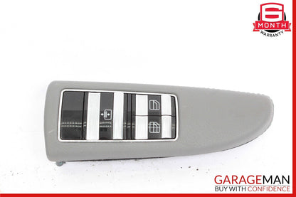 07-13 Mercedes W221 S550 Rear Right Side Door Window Switch Control Trim Grey