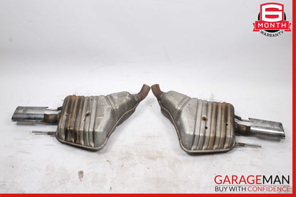 07-09 Mercedes W221 S550 S600 AMG Sport Rear Exhaust Muffler Tips Set of 2 Pc