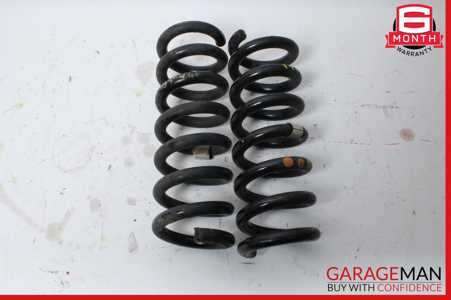 14-17 Maserati Ghibli Rear Right & Left Suspension Coil Spring Absorber Set OEM