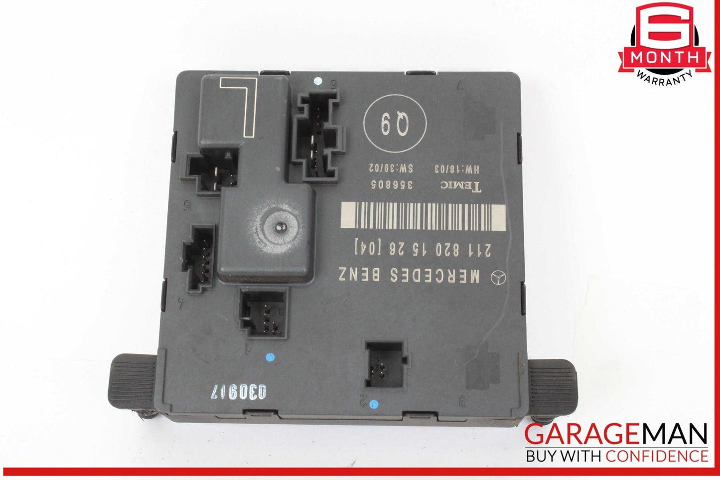 03-09 Mercedes W211 E55 AMG Door Control Module Rear Left Side OEM