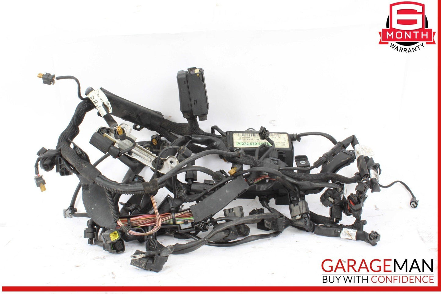 10-13 Mercedes W221 S400 Hybrid Engine Motor Wiring Harness 2720105898 OEM