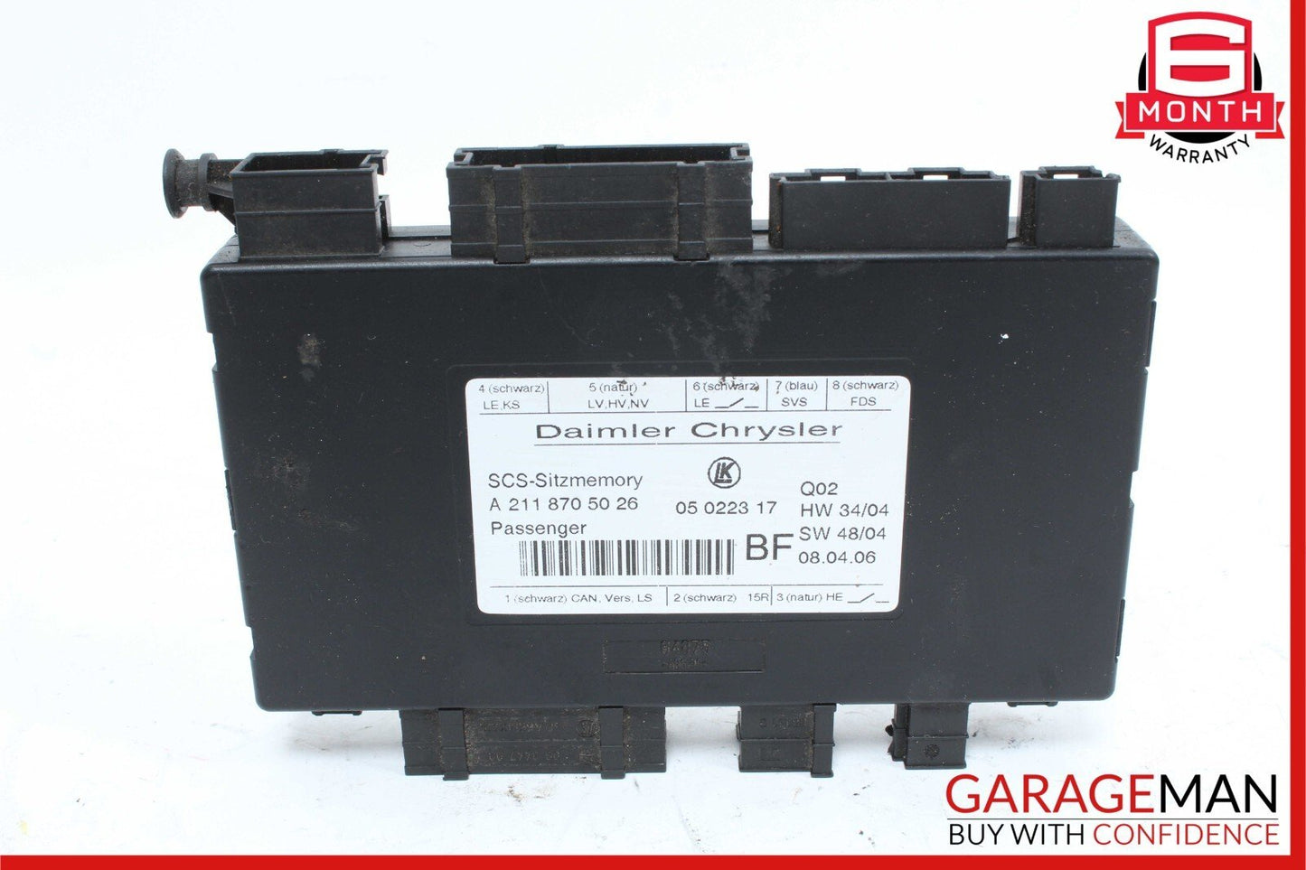 03-12 Mercedes GL450 SLK280 CLS500 Front Right Side Seat Control Module Unit OEM