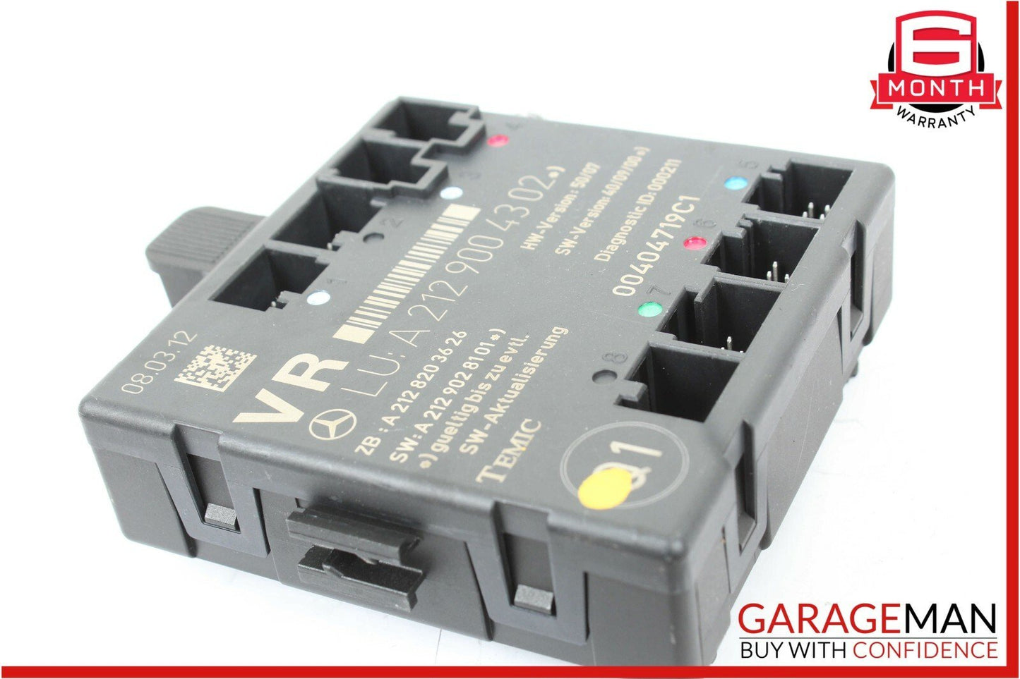 08-15 Mercedes W204 C250 C300 Front Right Passenger Side Door Control Module