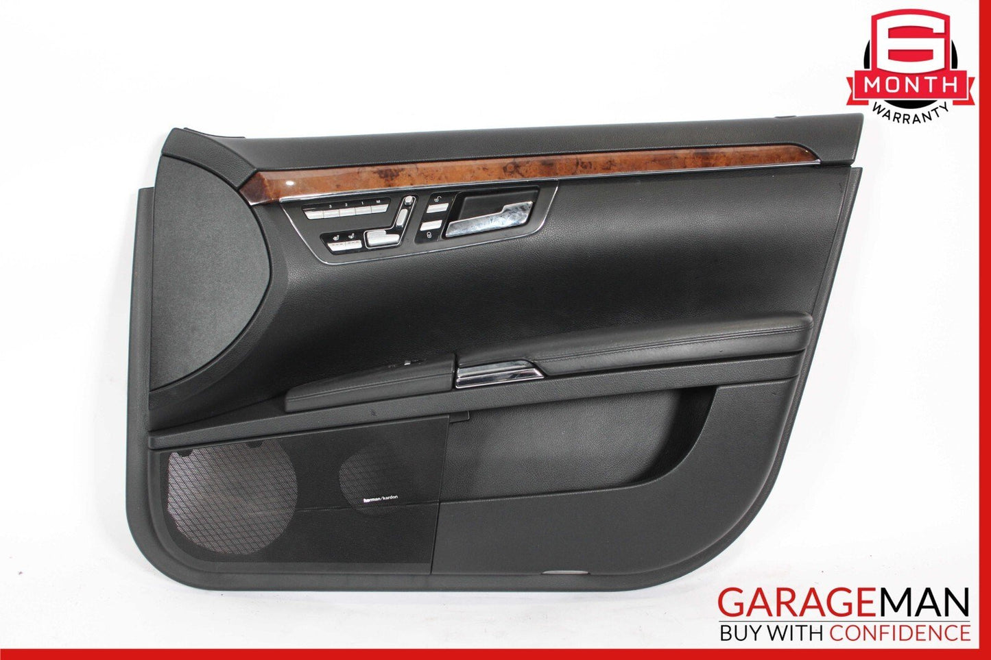 08-09 Mercedes W221 S63 AMG Front Right Passenger Side Door Panel Black OEM