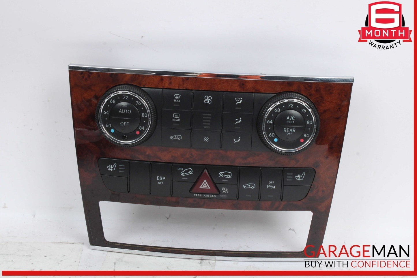 06-13 Mercedes X164 GL450 ML350 A/C AC Heater Climate Control Switch Trim OEM