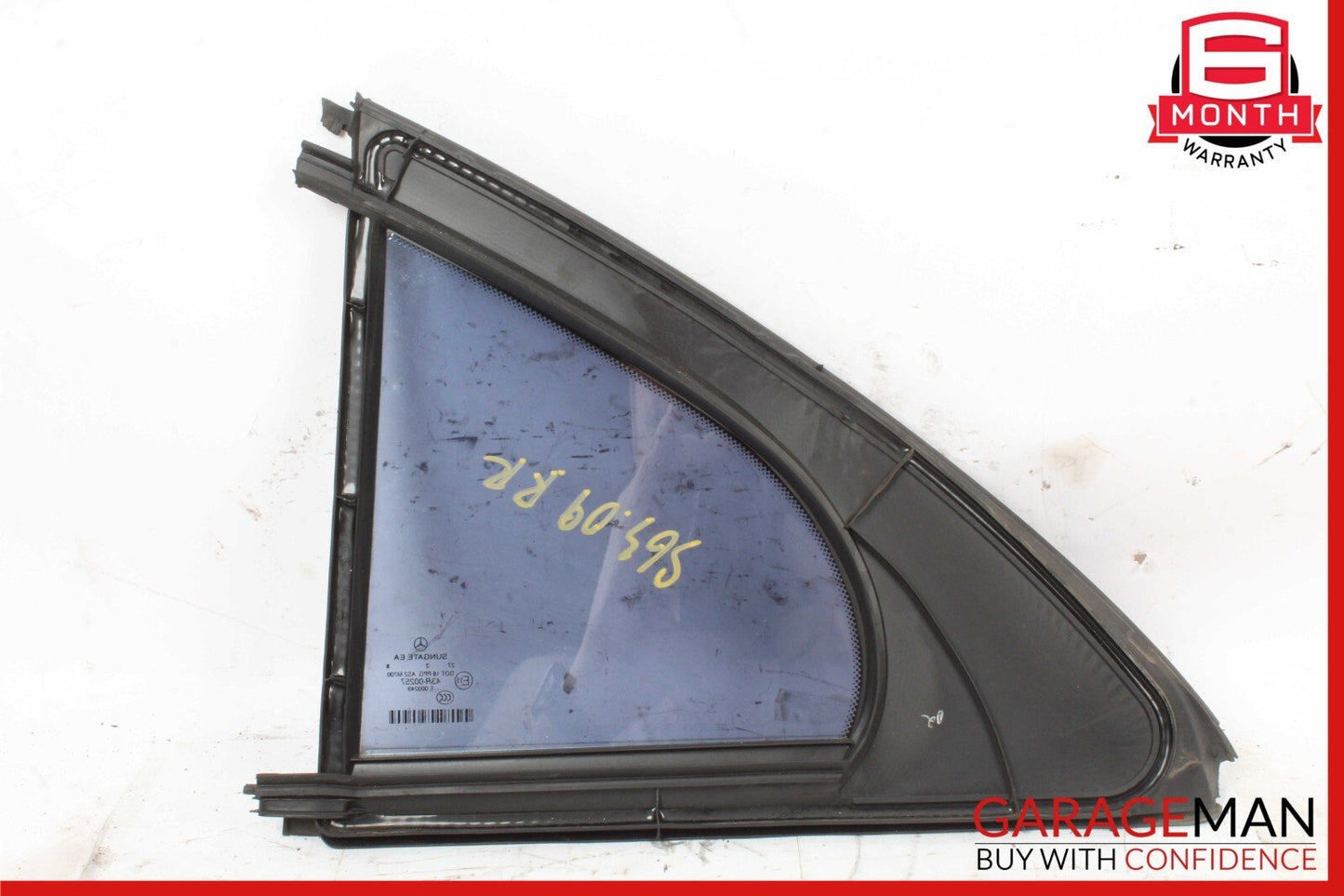 07-13 Mercedes W221 S63 AMG S550 Rear Right Side Door Window Quarter Glass OEM