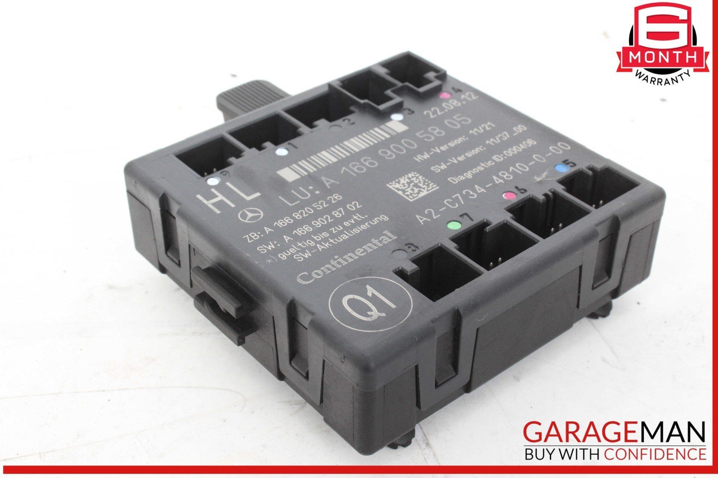 12-19 Mercedes X166 GL450 ML400 GLE350 Rear Left Side Door Control Module Unit