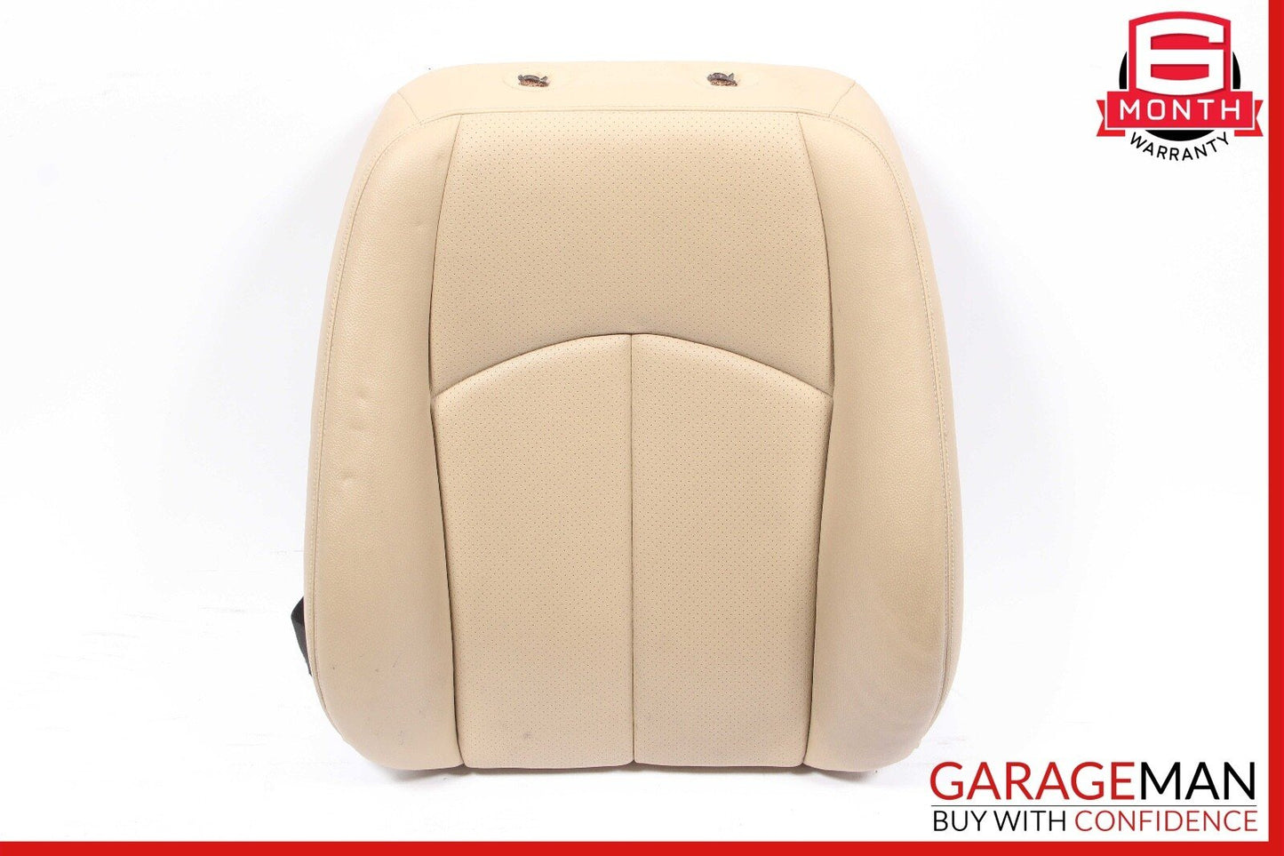 07-09 Mercedes W211 E350 Front Left/Right Top Upper Seat Cushion Cover Beige OEM