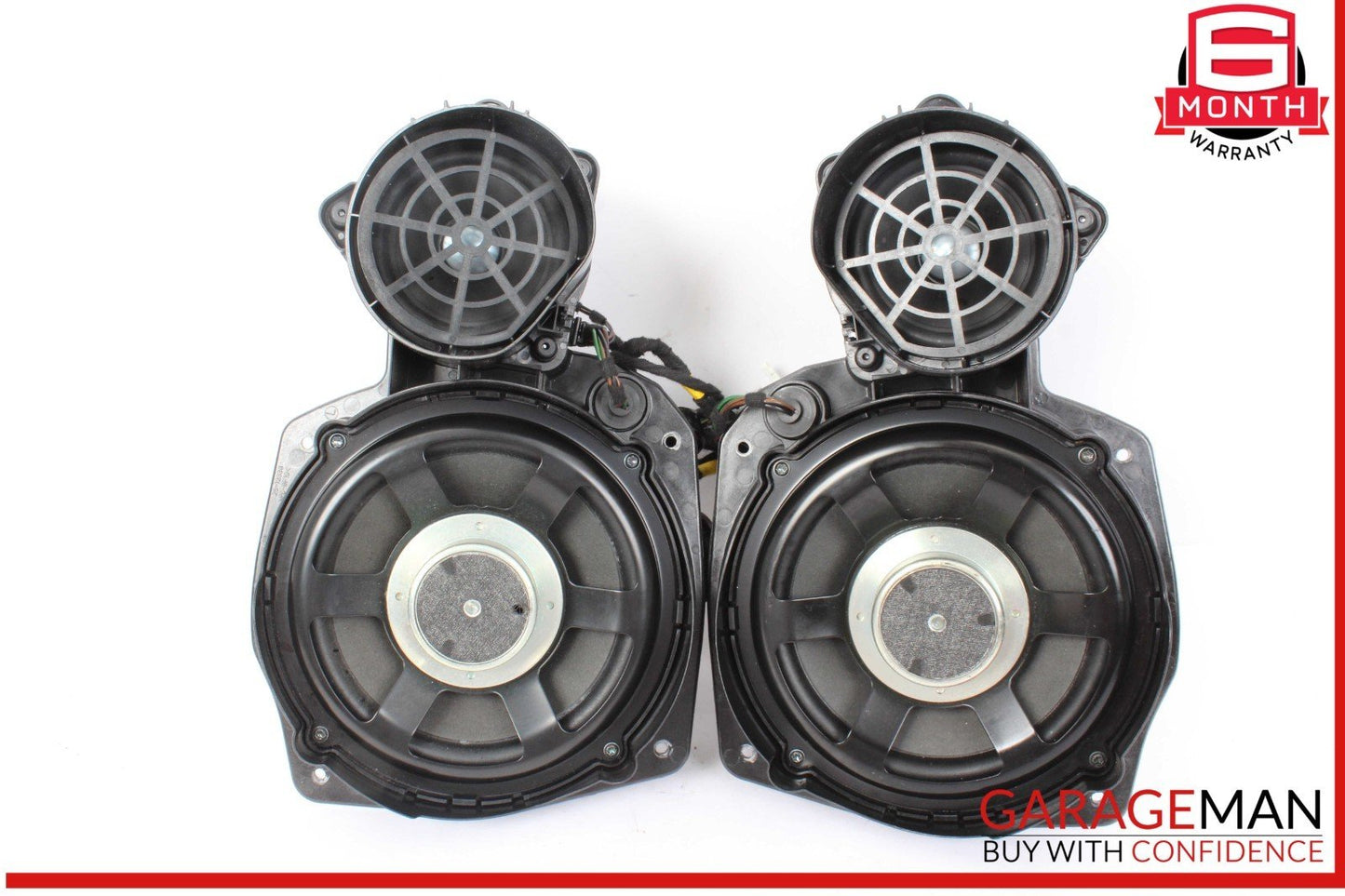 10-13 Mercedes W221 S550 Front Left & Right Side Door Audio Speakers Set OEM