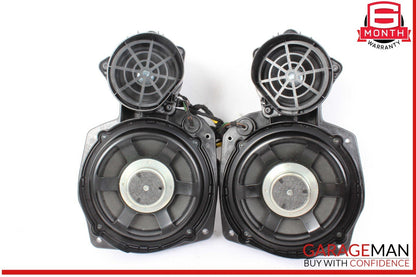10-13 Mercedes W221 S550 Front Left & Right Side Door Audio Speakers Set OEM