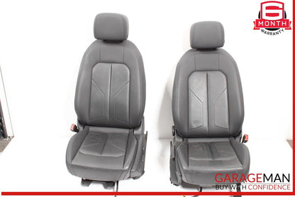 19-23 Audi Q3 Front Complete Seat Cushion Cover Assy Set of 2 Pc OEM