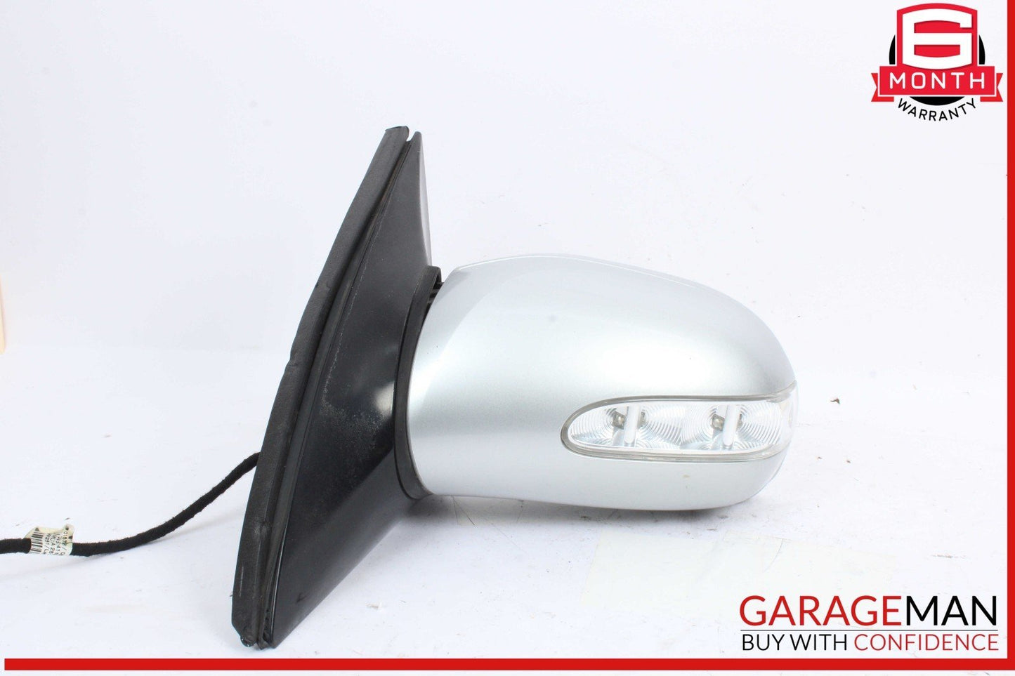 06-10 Mercedes W251 R350 4MATIC Front Left Side Door Rear View Mirror Silver OEM