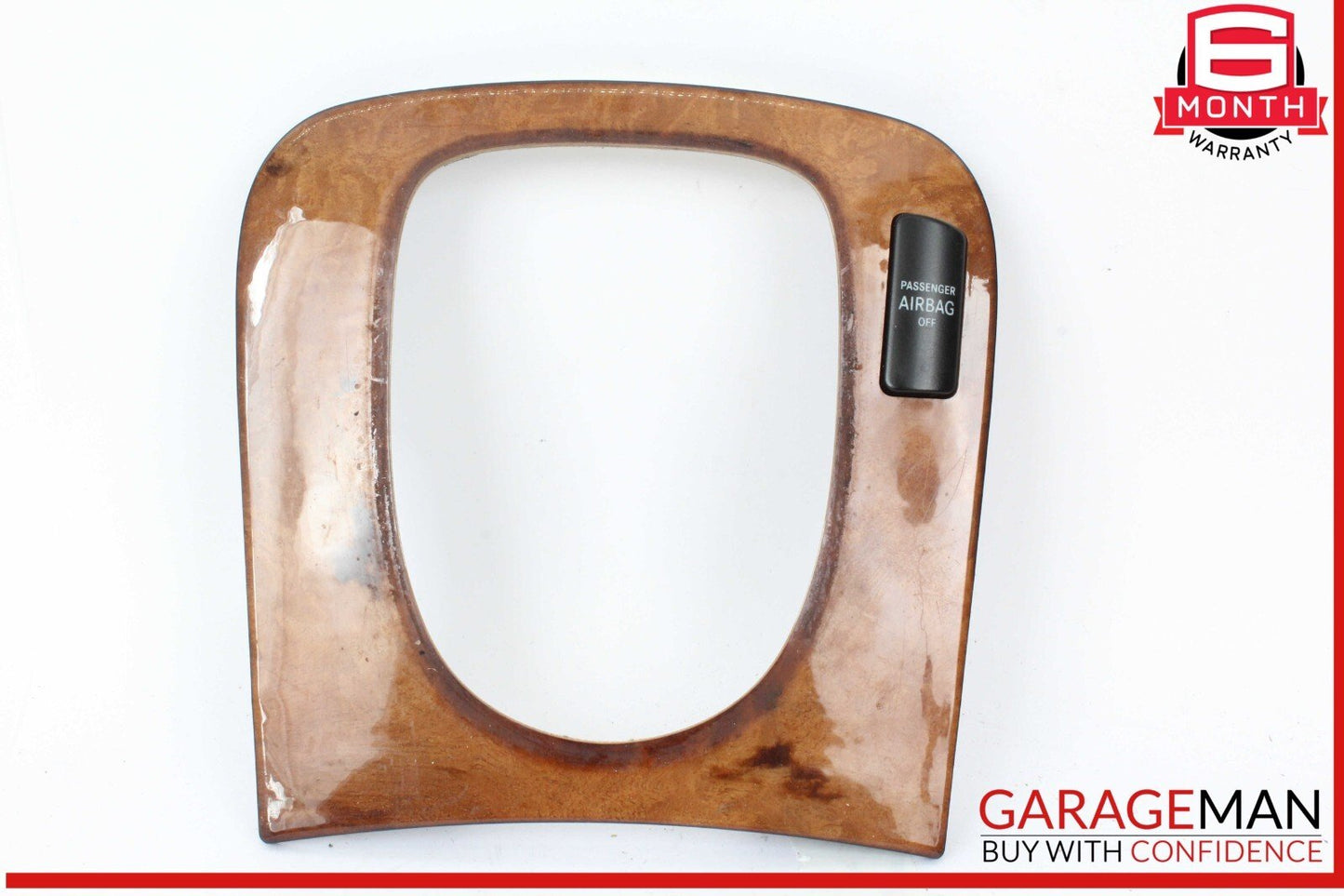 03-06 Mercedes W220 S55 AMG S600 S500 Center Console Shifter Bezel Trim Wood OEM