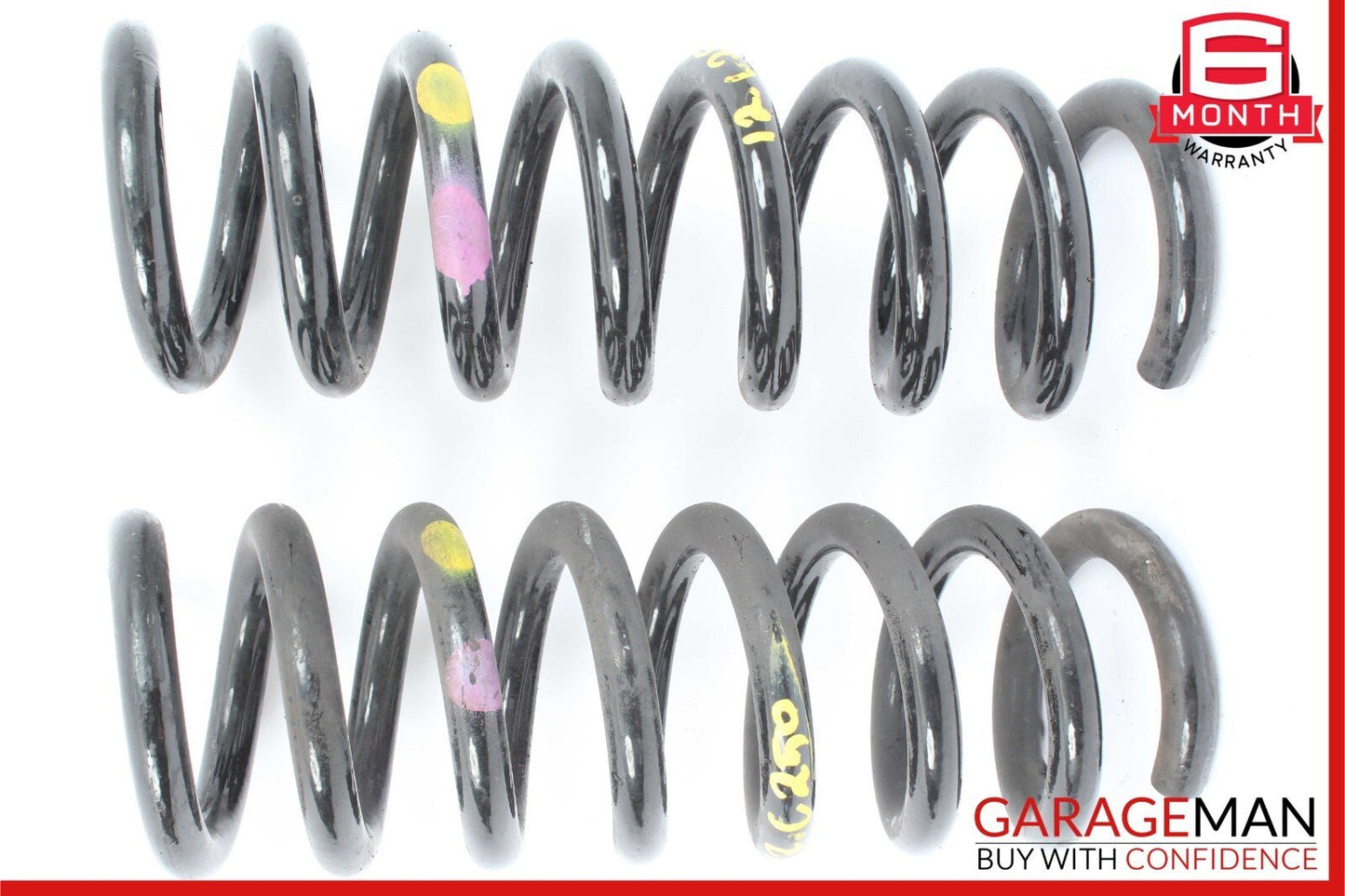 08-14 Mercedes W204 C250 C350 Rear Shock Absorber Coil Spring Set of 2 Pc OEM